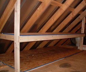 Garage Attic Storage, Attic Storage Organization, Attic Storage Space, Attic Storage Solutions, Attic Organization, Garage Attic, Attic Renovation Ideas, Attic Playroom, Garage Storage Shelves