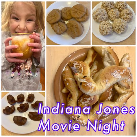 Homemade Pretzels Recipe, Indiana Jones Birthday Party, Indiana Jones Movie, Indiana Jones Party, Theme Snack, Movie Night Dinner, Movie Night Theme, Pretzel Shape, Chick Flick