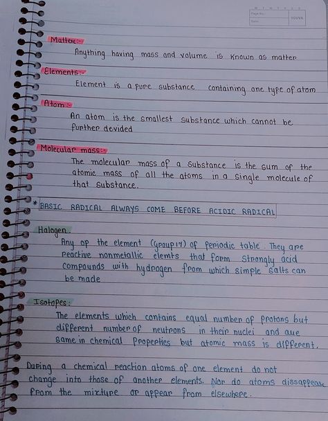 Oxidation Numbers Chemistry Notes, Icse Class 10 Chemistry Notes, Chemistry Basics Notes, High School Chemistry Notes, Honors Chemistry Notes, Science Revision Notes Chemistry, Chemistry Notes Class9, How To Understand Chemistry, Basic Geography Notes