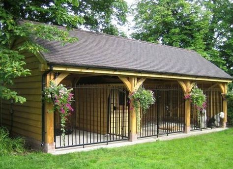 Dog Kennel Ideas, Dog Boarding Kennels, Kennel Ideas, Pet Room, Dog Kennel Designs, Dog Spaces, Dog Hotel, Dog Yard, Dog Kennels