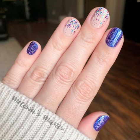 💜 Juneau the Drill 🤎 Giza Sands ✨ Less Bitter More Glitter #ColorStreet Color Street Nails Combos, Less Bitter More Glitter, Mixed Mani Ideas, Color Street Mixed Mani, Enneagram 8, Colorstreet Combos, Nail Combos, Color Street Mani, Nail Color Combos