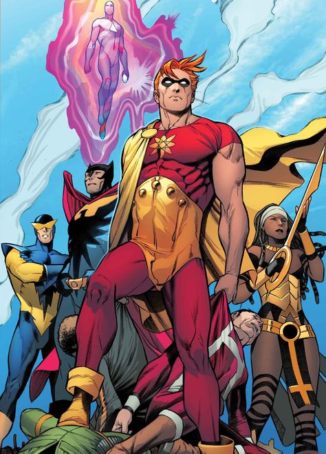 Squadron Sinister by Carlos Pacheco Squadron Supreme, Sal Buscema, I In Team, Comic Book Superheroes, Marvel Villains, The Grandmaster, Comic Books Art, Golden Age, Marvel Comics