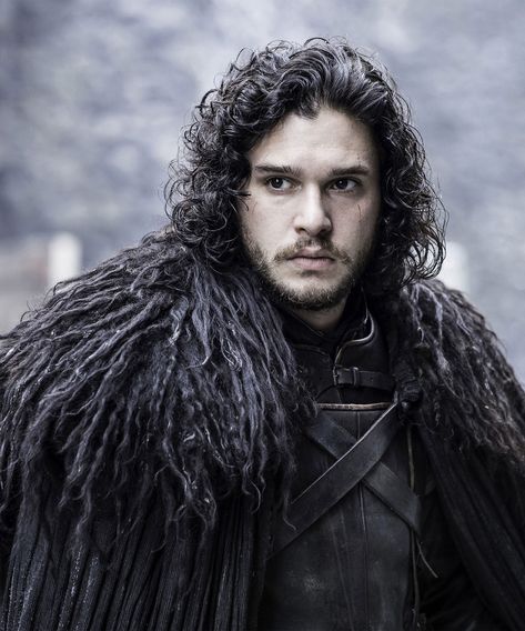 Jon Snow GOT Hair Evolution: From Bun To Finale Curls Targaryen Stark, Targaryen Family Tree, John Snow, Hair Evolution, Kit Harrington, Brittany Snow, King In The North, Gra O Tron, Idris Elba