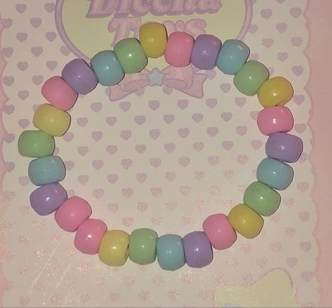 Cutecore Bracelet Ideas, Kawaii Kandi Bracelets, Kawaii Bracelet Ideas, Cutecore Bracelets, Cute Kandi Bracelets, Cutecore Bracelet, Cutecore Kandi, Pastel Kandi, Kawaii Bracelet