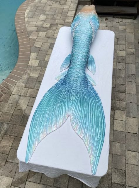 Blue Mermaid Tail Aesthetic, Mermaid Tail Aesthetic, Fairies Movie, Blue Mermaid Tail, Realistic Mermaid Tails, Professional Mermaid, Realistic Mermaid, Mermaid Fin, Silicone Mermaid Tails