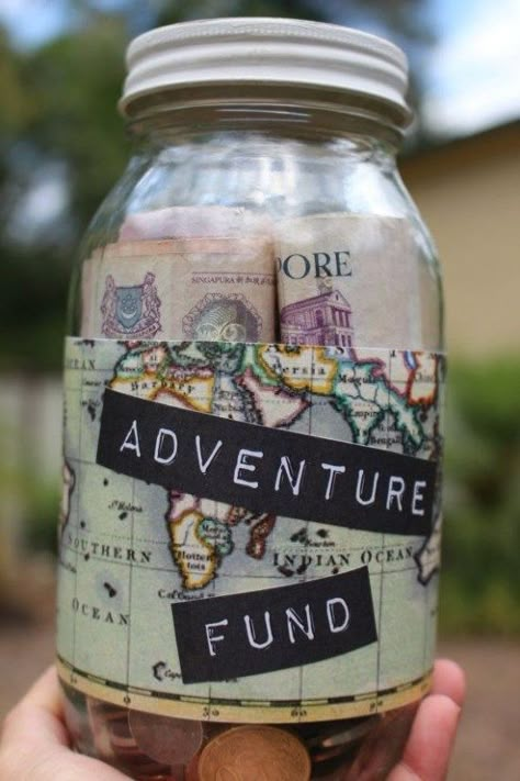 10 Useful Tips That Will Help You Save Money Before Your Next Trip Adventure Fund, Saving Jar, Unique Travel Gifts, Travel Fund, Savings Jar, Money Jars, Adventure Travel Explore, Kids Car, Visual Board