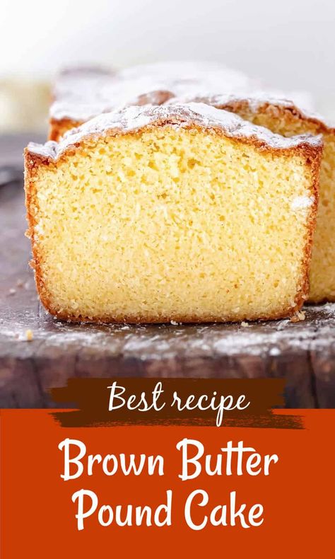 Simple Pound Cake, Holiday Cake Recipes, Butter Pound Cake, Bowl Cake, Vintage Baking, Vanilla Flavor, Loaf Cake, Holiday Cakes, Eat Dessert First