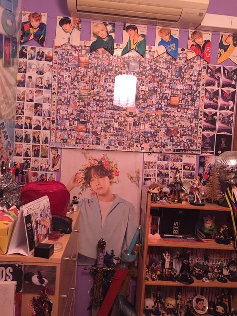 Army Bedroom, Army Decor, Bts Room, Army Room Decor, Kpop Room, Army Room, Dekorasi Kamar Tidur, Poster Room, Room Goals