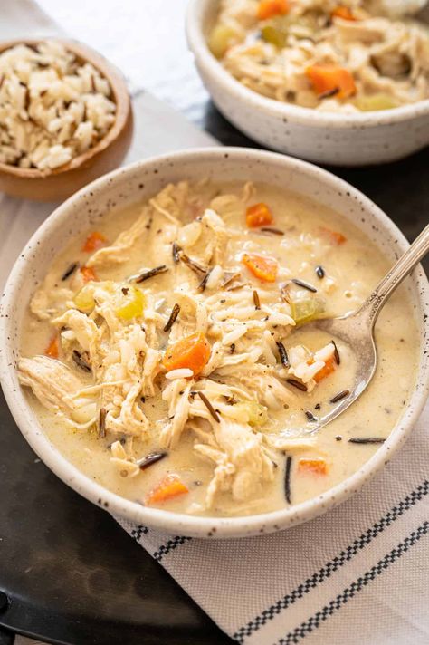 Vegetable Turkey, Leftover Turkey Soup, Wild Rice Soup Recipes, Turkey Rice, Turkey Soup Recipe, Chicken Wild Rice Soup, Cooking Wild Rice, Rice Soup Recipes, Chicken And Wild Rice