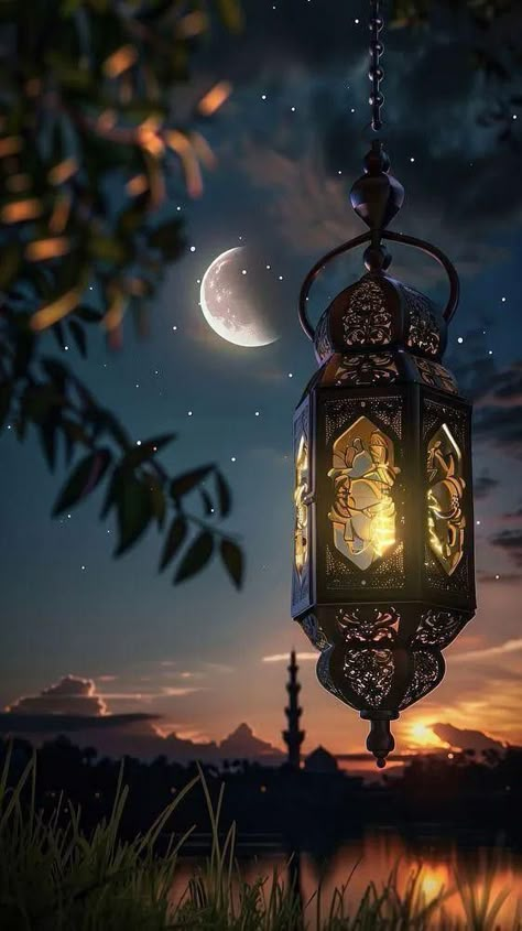 Ramadan Wallpaper, Arabian Nights Aesthetic, Background Sunset, Lantern Lighting, Ramadan Kareem Pictures, Ramadan Images, Al Qur'an Aesthetic, Ramadan Celebration, Ramadan Lantern