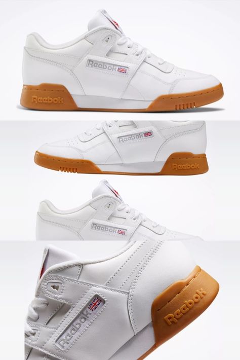 We're reminding sneakerheads why our men's Workout Plus shoe is so iconic by getting back to basics. The minimally styled upper keeps the focus on the iconic H-strap. Reebok Workout Plus, Red Reebok, Reebok Royal, Men's Workout, Back To Basics, Sneaker Head, Mens Fitness, Focus On, Online Store