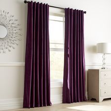 Sheridan Velvet Plum Curtain Purple Velvet Curtains, Plum Curtains, Purple Curtain, Purple Curtains, Drapes For Bedroom, Velvet Drapes, Decorative Curtains, Drape Panel, Custom Drapes