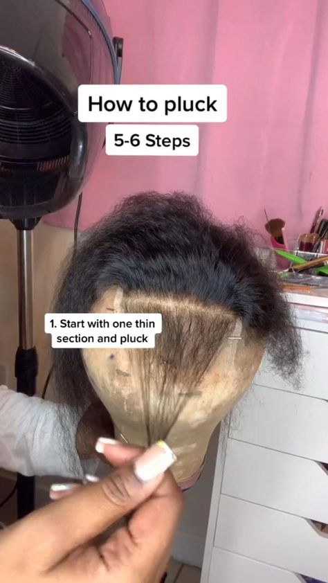 Diy Hair Wig, Tutorial Hair, Diy Wig, Hair Techniques, Hair Tips Video, Hair Ponytail, Black Hair Care, Hair Ponytail Styles, Dope Hairstyles