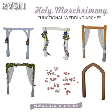 The Sims 4 Party Cc, Sims 4 Wedding Arch Cc, Sims 4 Wedding Arch, Sims 4 Cc Wedding, Sims 4 Wedding Cc, Sims Garden, Sims 3 Wedding, Fem Clothes, Sims 4 Wedding Dress