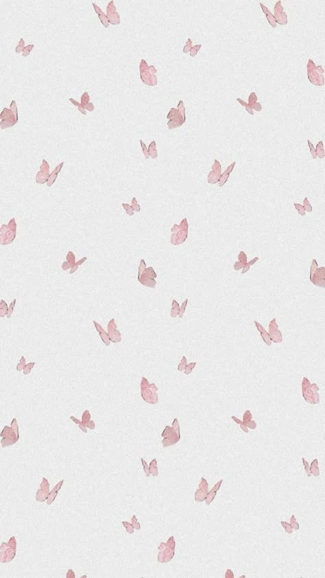 Phone Wallpaper Butterflies, Iphone Background Butterflies, Butterfly Painting Wallpaper, Spring Butterfly Wallpaper, Phone Backgrounds Butterflies, Spring Simple Wallpaper, Pink Wallpaper With Butterflies, Floral Butterfly Wallpaper, Aesthetic Wallpaper Iphone Butterflies