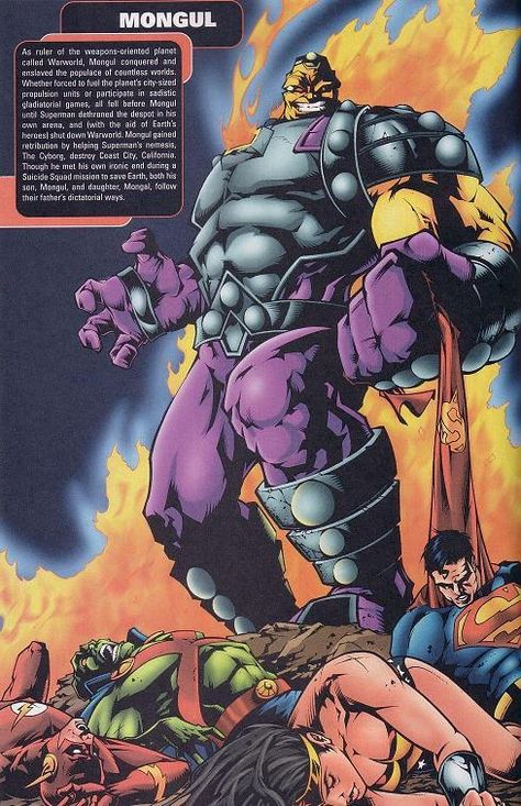 Mongul Dc, Comic Book Villains, Comic Villains, New Gods, Comic Collection, Dc Characters, Digital Comic, Super Villains, Comic Book Characters