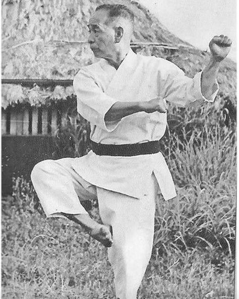 #karate “In the old days we trained Karate as a martial art, but now they train Karate as a gymnastic sport. I think we must avoid treating Karate… Okinawa Karate, Okinawan Karate, The Last Warrior, Karate Styles, Bruce Lee Martial Arts, Karate Martial Arts, History People, Chinese Martial Arts, Sport Gymnastics