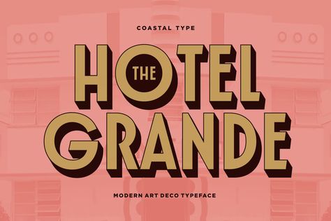 Art Deco Branding, Art Deco Fonts, Art Deco Sign, Art Deco Font, Font Creator, Latest Fonts, Elegant Serif Fonts, Cafe Branding, Display Fonts