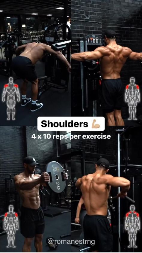 Best Shoulder Exercises & Workouts For Men – Table Of Contents in 2022 | Workout videos, Bodybuilding workout plan, Abs workout Exercises For Shoulders, Shoulder Day Workout, Pull Exercises, Bigger Shoulders, Shoulder Workout Routine, Best Shoulder Workout, Bodybuilding Workouts Routines, Gym Workout Planner, Bodybuilding Workout Plan