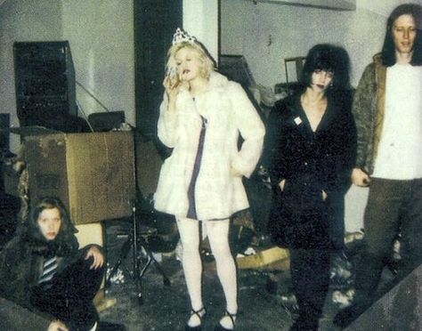 Happy Anniversary, Live Through This! Courtney Love Hole, Kurt And Courtney, Cl Fashion, White Fur Coat, Under Your Spell, Riot Grrrl, Aesthetic Board, Courtney Love, Bohol