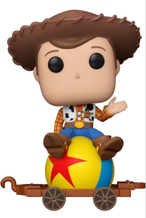 Bring a piece of Disney magic home with the rootinest, tootinest cowboy around. Welcome this sheriff into your home as Pop! Woody on Luxo Ball.Vinyl figure is approximately 5.3-inches Funko Pop Toy Story, Best Funko Pop, Story Story, Disney Figures, Red Hulk, Funko Pop Collection, Disney 100, Woody Toy Story, Disney Fairies