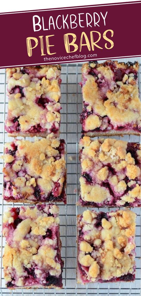 Blackberry Recipes Easy, Easy Blackberry Pie, Blackberry Dessert Recipes, Blackberry Pie Bars, Easy Bars, Blackberry Dessert, Impressive Dessert, Thanksgiving Potluck, Baking Treats