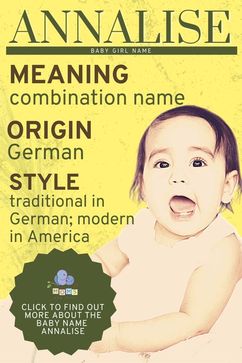 Annalise feels vintage since it has been around for a long time in Germany. Despite this, however, it has no formal meaning. It also has only entered America as an option as of the year 1997, but it is already a top 500 option. #girlname #babyname Baby Name Meaning, Names Starting With A, Middle Names For Girls, German Names, Time In Germany, Name Origins, Vintage Names, Creative Names