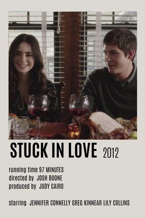 Stuck In Love Movie Poster, The Words Movie 2012, Netflix Love Movies, Romance Movies Aesthetic, Stuck In Love Movie, Alternative Posters, Movie Recs, Stuck In Love, Romcom Movies