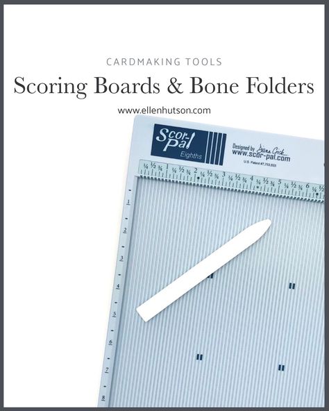 There are a few basic cardmaking tools that make creating much easier and more fun like a scoring board and bone folder. Check out this cardmaking tutorial to learn more. Scoring Board, Shadow Board Tools, Bookbinding Fun Fold Cards, Envelope Punch Board Calculator, Scoring Tool, Custom Envelopes, Bone Folder, Wedding Games, Card Making Tutorials