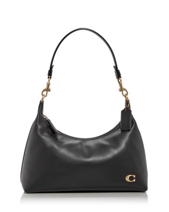 Coach Juliet Mini Leather Shoulder Bag Outfit With Shoulder Bag, Coach Juliet Bag, Outfits With Shoulder Bag, Coach Baguette Bag, Cute Shoulder Bags, Black Mini Purse, Little Black Purse, Coach Mini Bag, Cute Small Bags