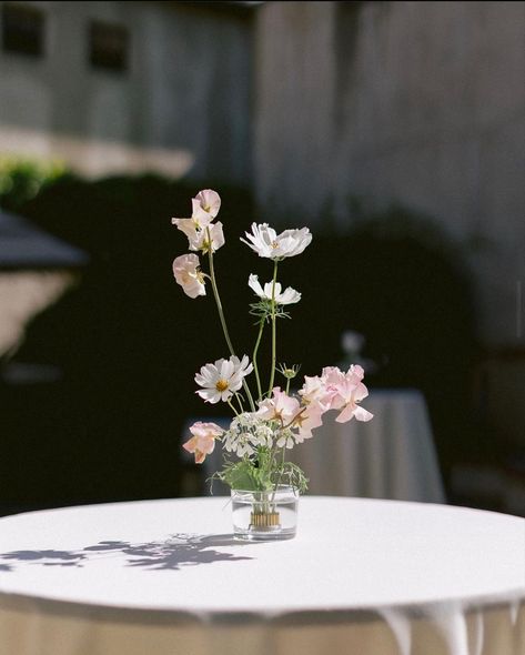 Wedding Cocktail Tables, Cocktail Table Decor, Bud Vases Arrangements, Sicily Wedding, Small Flower Arrangements, Modern Wedding Flowers, Ikebana Arrangements, Wedding Vases, Outdoor Wedding Decorations