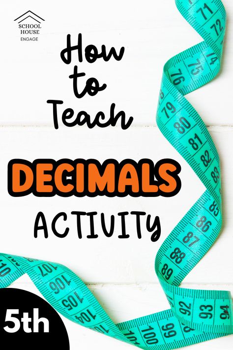 Decimals on a number line using a hand-on meter tape that students create Hands On Decimal Activities, Multiplication With Decimals, Decimal Place Value Activities, Multiplication Decimals, Rounding Decimals Activities, Teaching Long Division, Number Line Activities, Decimal Multiplication, Teaching Decimals