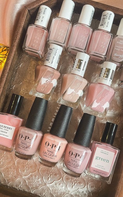 A complete guide to popular milky, soap and sheer nail polish colors with swatches for a natural mani, from Essie to OPI, and from Barry M to Nails Inc! - - - - - sheer pink nails ideas - best sheer nude nail polish swatch - best drugstore nail polish brands - sheer nails aesthetic - natural nails - kure bazaar nail polish - essence - catrice - barry m nail polish - nailberry - manucurist green hortencia - opi sheer nail polish colors - best essie nail polish colors neutral - spring nails ideas - soap nails - milky nails - milky pink nails - milky white nails - essie gel couture swatches Sheer Nude Nail Polish, Nail Polish Colors Neutral, Essie Gel Couture Swatches, Sheer Nail Designs, Milky Nail Polish, Natural Nails Ideas, Best Drugstore Nail Polish, Dark Skin Nail Art, Milky Pink Nails