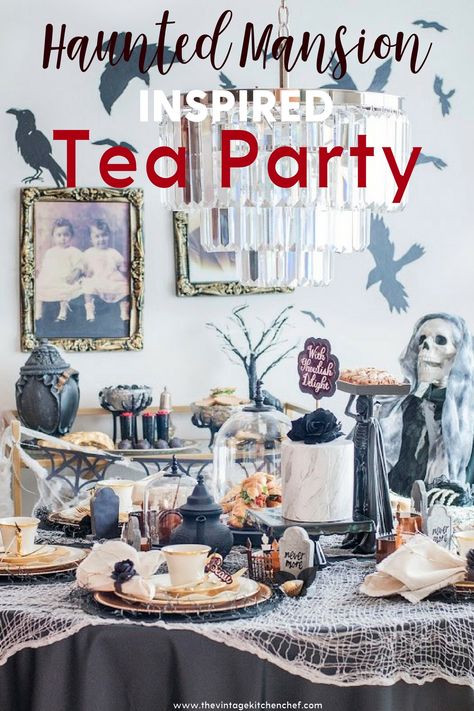 Diy Scandinavian Decor, Halloween Tea Party, Haunted Mansion Halloween, Fairy Tea Parties, Adult Halloween Party, Delicious Treats, Halloween Recipes, Haunted Mansion, Halloween Treats