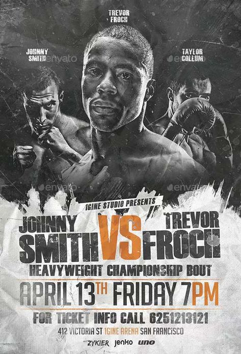 Check out the Fight Night Flyer Template for your next club and party event. Take advantage of this premade PSD template for Photoshop - More amazing template on FFFLYER - Flyer Templates, MMA Boxing Flyer, Sports Flyer Versus Poster, Movie Night Poster, Sport Flyer, Ufc Poster, Event Poster Template, Sport Events, Fitness Flyer, Wrestling Posters, Boxing Posters