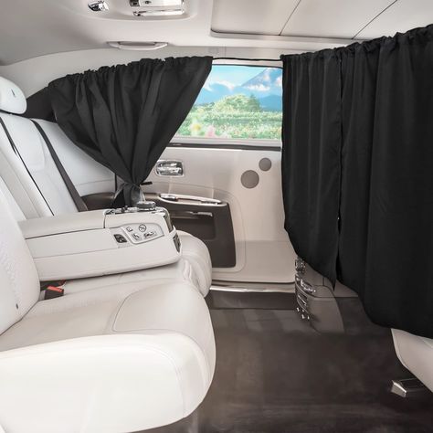 (Ad) 3 Pcs Car Privacy Curtains,1 Rear Seat & 2 Car Curtains for Windows, Double-Layer Block Light Divider Curtain Baby Shades, Portable Wide Sedan SUV Sunshade Screen Covers for Travel Camping Sleeping (As an Amazon Associate I earn from qualifying purchases) #campingcars Car Curtains, Curtains Double, Window Sun Shades, Divider Curtain, Privacy Shades, Privacy Curtains, Skyline Design, Car Bed, Side Window