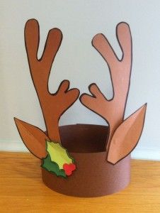 Reindeer Headband Craft | Crafts and Worksheets for Preschool,Toddler and Kindergarten December Crafts, Headband Crafts, Cute Christmas Decorations, Reindeer Craft, Christmas Kindergarten, Christmas Arts And Crafts, Christmas School, Paper Hat, Preschool Christmas