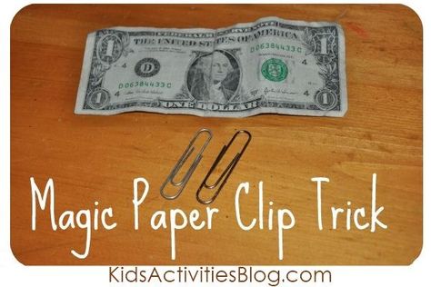 Fun & easy magic trick activities for little ones! My boys love magic tricks - this one is simple. Magic Tricks For Kids, Easy Magic Tricks, Magic For Kids, Easy Magic, Elementary Activities, Magic Show, Object Lessons, Card Tricks, Magic Tricks