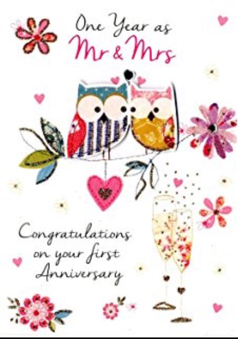 Anniversary 1st Wedding Anniversary Wishes, Anniversary Card Messages, Happy First Wedding Anniversary, Wedding Anniversary Greetings, Wedding Anniversary Greeting Cards, Happy Wedding Anniversary Wishes, Anniversary Cards For Wife, Wedding Anniversary Quotes, Anniversary Cards Handmade