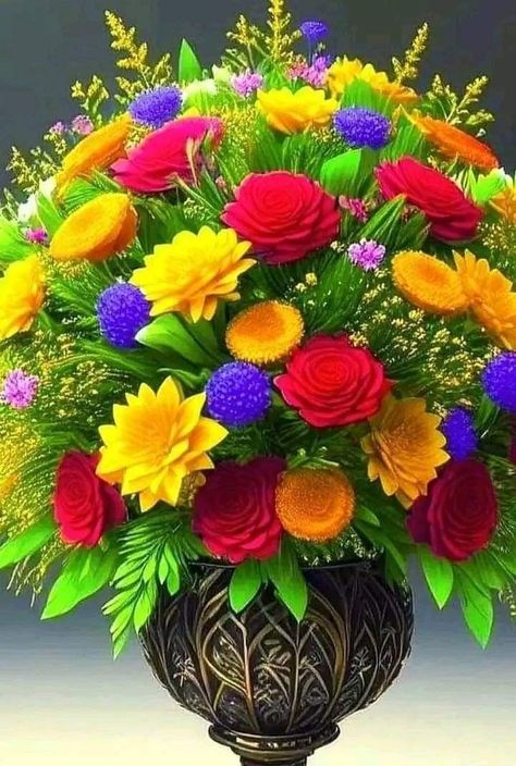 Good Morning Flowers Awesome, Luxury Flower Arrangement, Good Morning Flowers Rose, Happy Birthday Wishes Photos, Beautiful Flowers Images, Beautiful Flowers Photography, Beautiful Flowers Photos, Lovely Flowers Wallpaper, Balloon Flowers