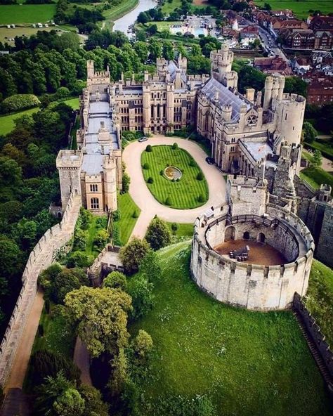 Arundel Castle | Ancestral Home of The Dukes Of Norfolk Castle England, Arundel Castle, English Castles, Medieval Fortress, Castle Mansion, Sussex England, Castle House, Chateau France, Fantasy Castle