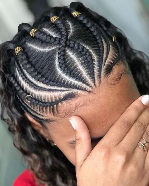 Feed In Braids Hairstyles, Braids Hairstyles Pictures, Braided Cornrow Hairstyles, Goddess Hairstyles, Protective Hairstyles Braids, Cool Braid Hairstyles, Hairdos For Curly Hair, Cool Braids, Cornrow Hairstyles