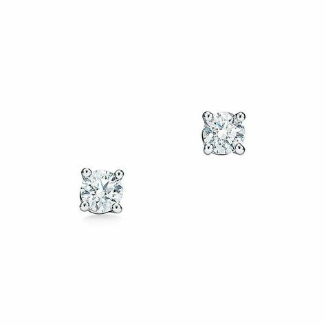 Diamond Earrings Tiffany, Tiffany Solitaire, Solitaire Diamond Earrings, Tiffany And Co Earrings, Spring Board, Tiffany And Co Jewelry, Diamond Solitaire Earrings, Tiffany Diamond, Tiffany Earrings