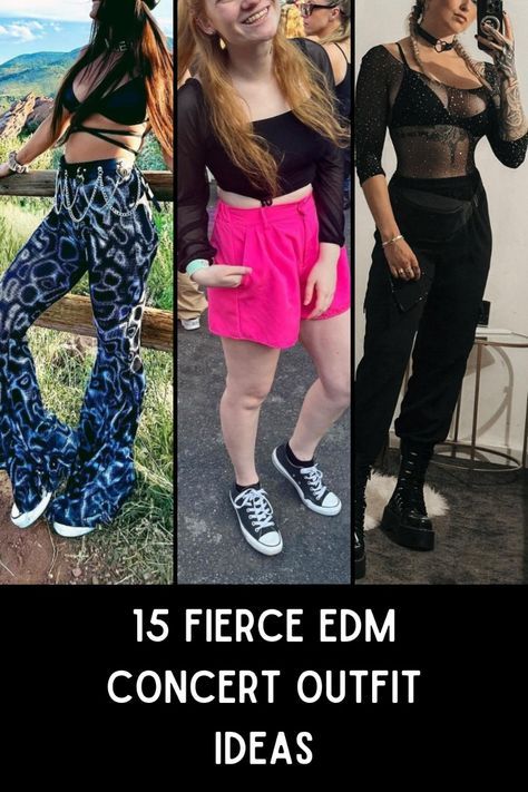 Outfits For Edm Concerts, Edgy Rave Outfit, Edm Concert Outfit, Edm Concert, Rave Edm, Concert Outfit Ideas, Edm Outfits, Music Concert, Rave Outfits