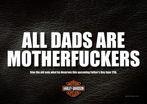 Motherfuckers Harley Davidson Decals, Bike Humor, Copywriting Ads, Harley Davidson Quotes, Copy Ads, Funny Vinyl Decals, Harley Davidson Art, Biker Quotes, Motorcycle Quotes