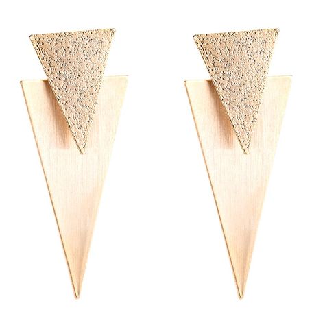 Statement Wedding Jewelry, Double Triangle, Stud Earrings Women, Earrings Punk, Silver Threader Earrings, Fashion Geometric, Laser Cut Earrings, Retro Punk, Geometric Studs