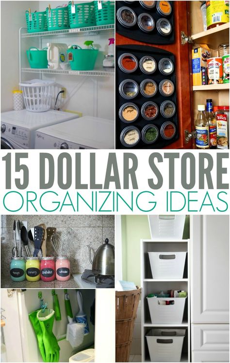 Dollar Store Organizing Ideas, Organizing Kitchen, Diy Home Decor For Apartments, Apartment Hacks, Organized Kitchen, Store Hacks, House Essentials, Interior Vintage, Organizing Hacks