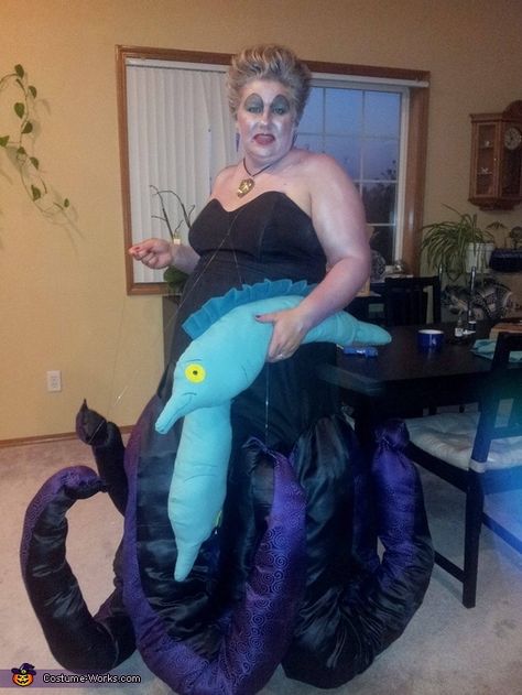 Ursula Costume Diy, Ursula Cosplay, Octopus Costume, Ursula Costume, Halloween Costumes 2016, Carnaval Costume, Plus Size Halloween Costume, Plus Size Cosplay, Plus Size Costumes