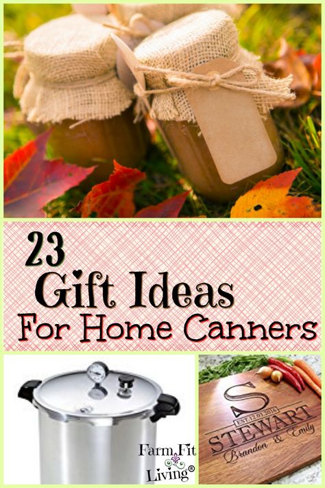 Gifts For Canning Lovers, Canning Gift Basket Ideas, Canning Gift Ideas, Canning Gifts For Christmas, Canned Gifts, Canning Gifts, Useful Gift Ideas, Pressure Canner, Marriage Gifts