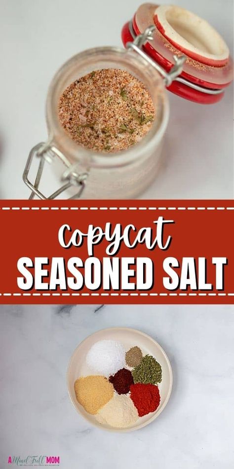 Salt Replacement, Seasoned Salt Recipe, Homemade Seasoned Salt, Mrs Dash Seasoning, Seasoning Salt Recipe, Homemade Seasoning Salt, Salt Substitute, Homemade Dry Mixes, Homemade Spice Mix